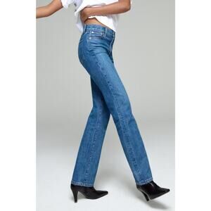 AYR The LaLa Size 30 Blue True Story 90s Straight Leg Denim Jeans